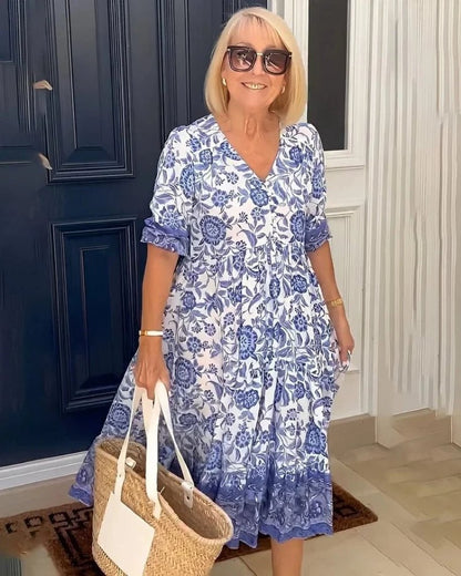 Manelle - Robe D'été Élégante